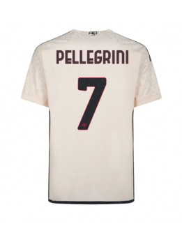 Billige AS Roma Lorenzo Pellegrini #7 Bortedrakt 2023-24 Kortermet